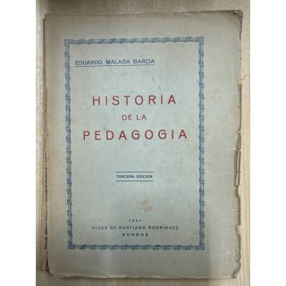 HISTORIA DE LA PEDAGOGIA