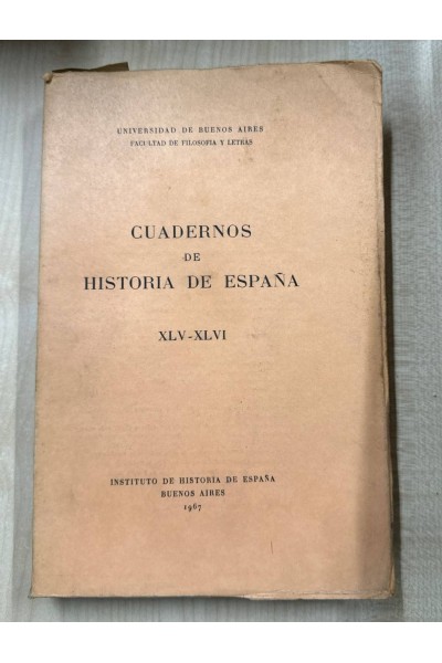CUADERNOS DE HISTORIA DE ESPAÑA XLV-XLVI