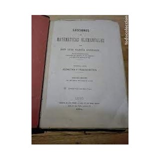 LECCIONES DE MATEMÁTICAS ELEMENTALES