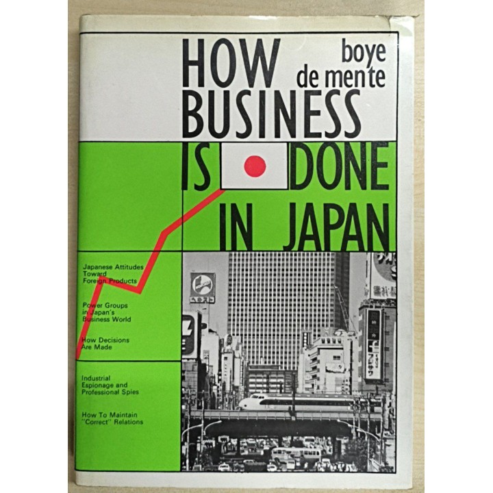 How Business is Done in Japan. A Personal View