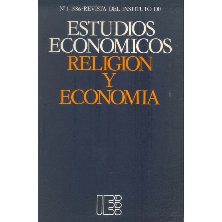 Revista del Instituto de Estudios Economicos. Religion y Economia
