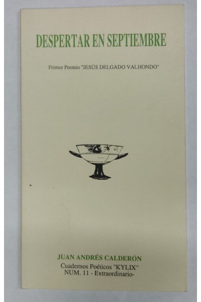 Despertar en Septiembre. Primer premio Jesus Delgado Valhondo