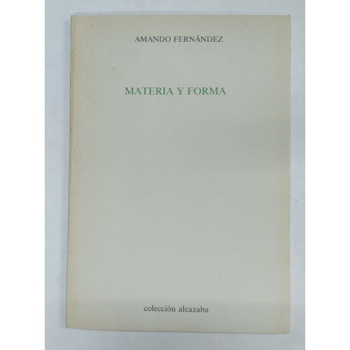 Materia y forma