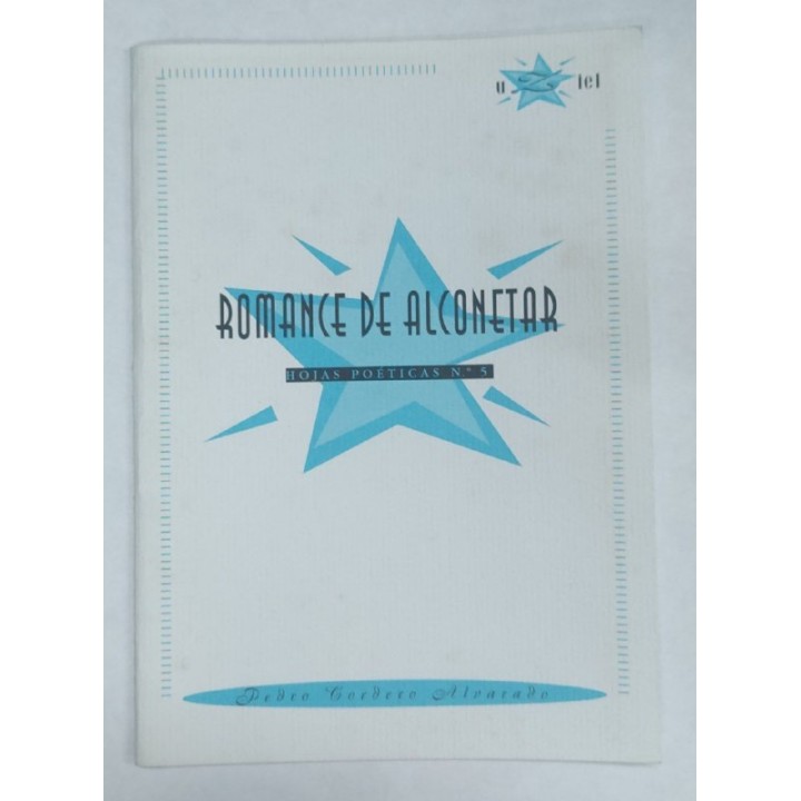 Romance de Alconetar. Hojas poeticas Nº 5