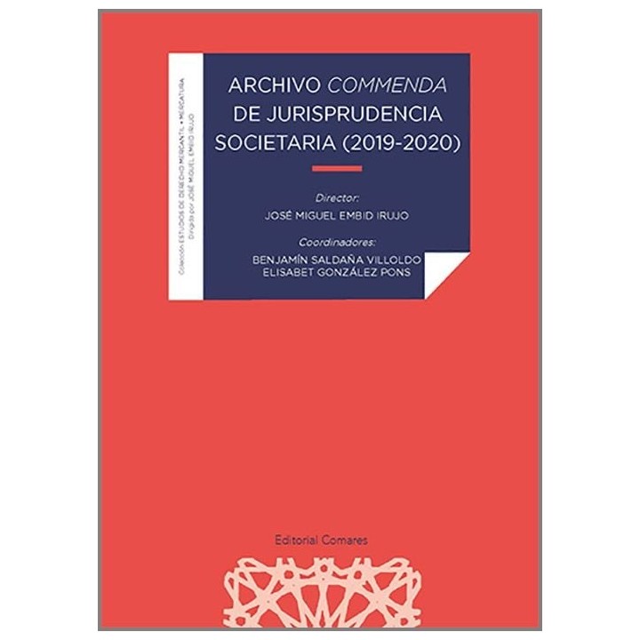 ARCHIVO COMMENDA DE JURISPRUDENCIA SOCIETARIA 2019 2020