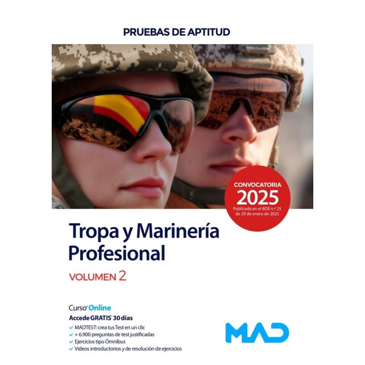 ACCESO TROPA Y MARINERIA PROFESIONAL PRUEBA APTITUD 2 MINIS