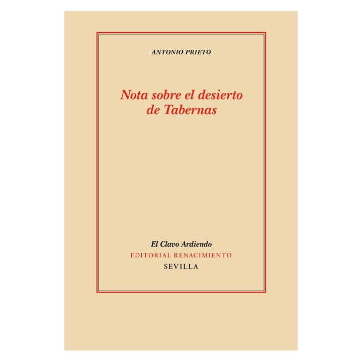 NOTA SOBRE EL DESIERTO DE TABERNAS