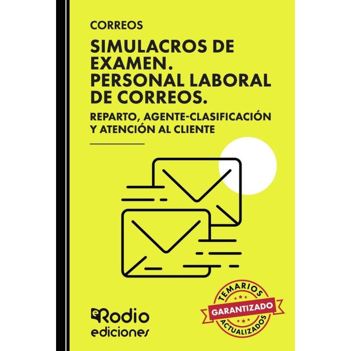 SIMULACRO EXAMEN PERSONAL REPARTO AGENTE CLASIFICACI