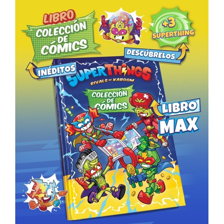 LIBRO COLECCIONISTA COMICS SUPERTHINGS NEON POWER & BEYOND
