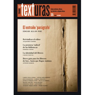 TEXTURAS 35: LA IDENTIDAD DEL LIBRERO