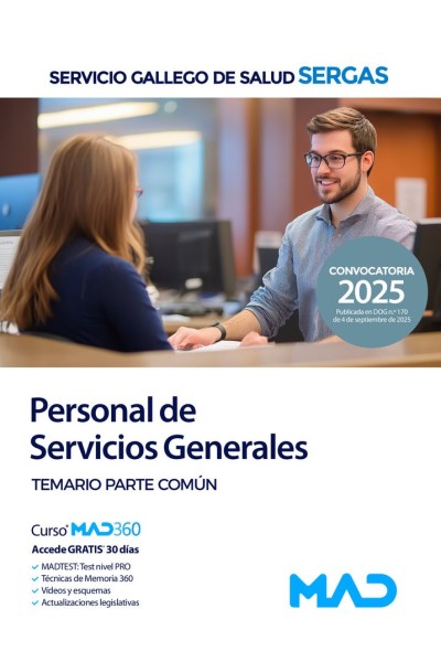 PERSONAL SERVICIO GENERAL TEMARIO PARTE COMUN GALLEGO SALUD
