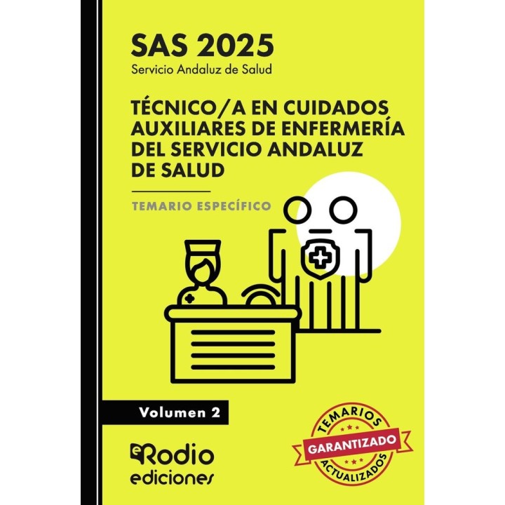 TECNICO/A CUIDADOS AUXILIARES ENFERMERIA SAS VOL 2 2025