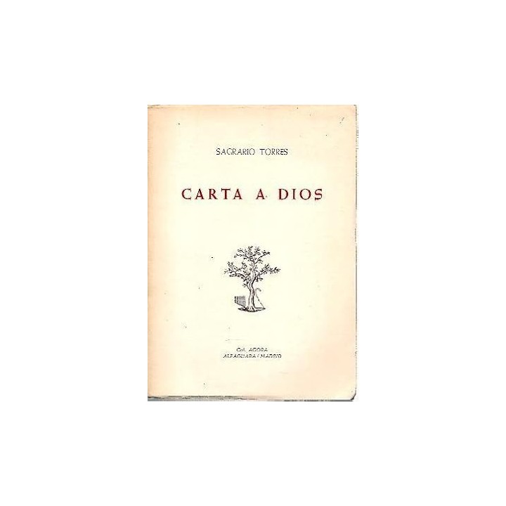 CARTA A DIOS - SAGRARIO TORRES.