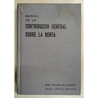 Manual de la Contribucion General sobre la Renta