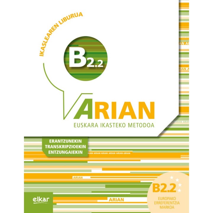 ARIAN B2.2 IKASLEAREN LIBURUA (+CD AUDIOA)
