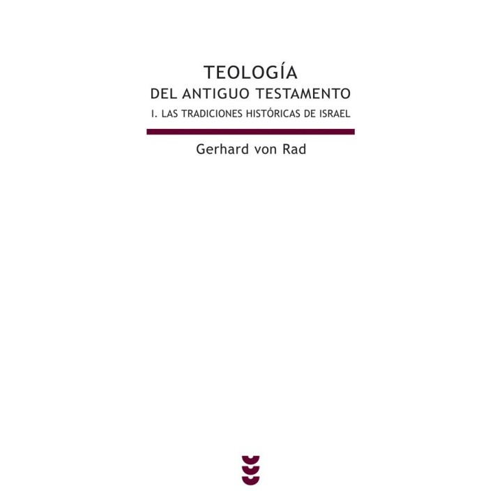 TEOLOGIA DEL ANTIGUO TESTAMENTO I