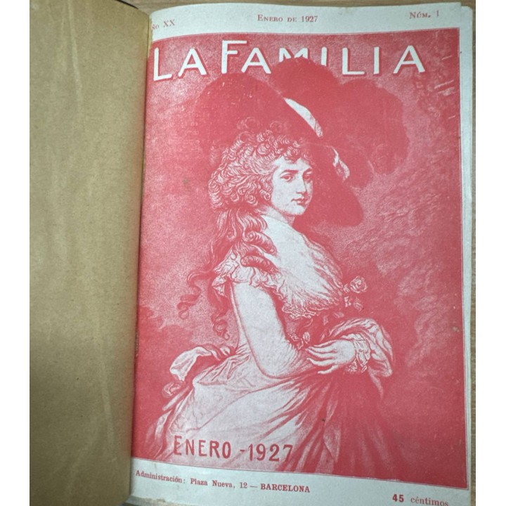 LA FAMILIA REVISTA MORAL INSTRUCTIVA Y RECREATIVA. TOMO XX ENERO DE 1927