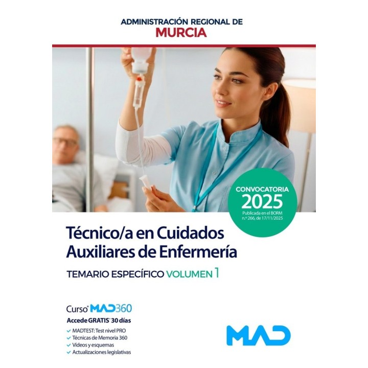 CUERPO TECNICO AUXILIAR OPCION CUIDADO AUXILIAR ENFERMERIA 1