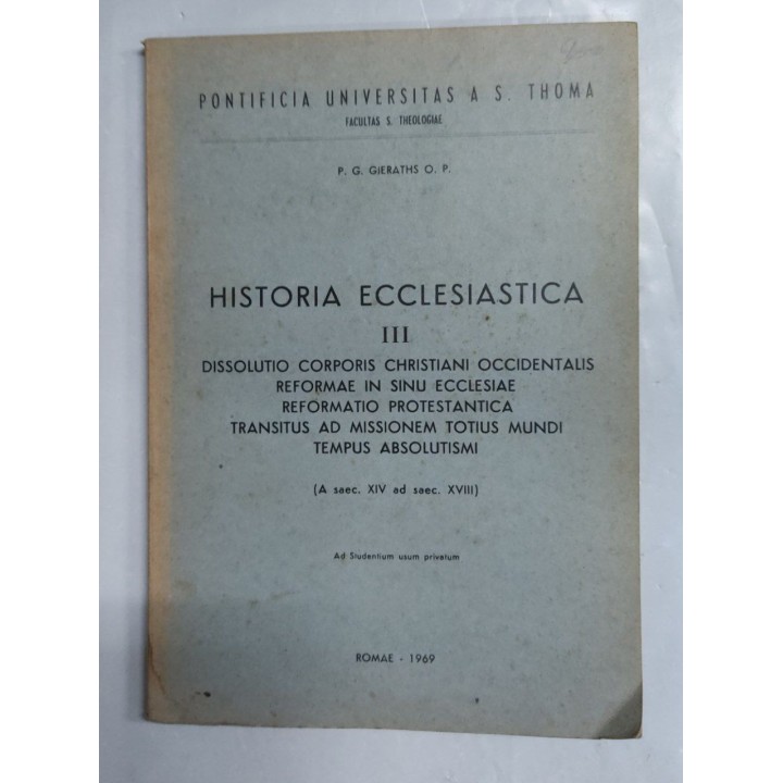 Historia Ecclesiastica III