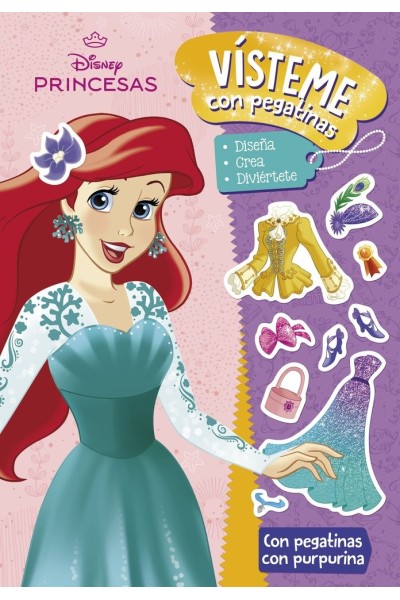PRINCESAS VISTEME CON PEGATINAS 4