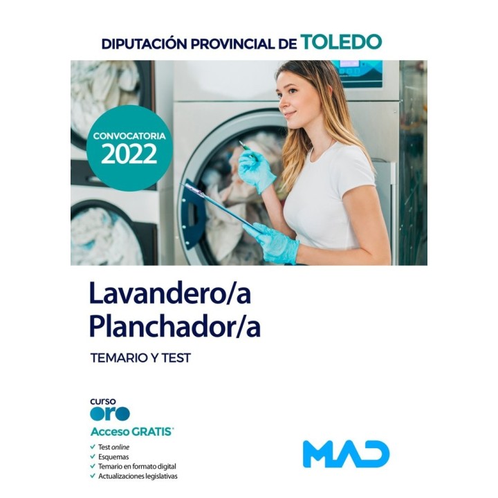 LAVANDERO/A PLANCHADOR/A DIPUTACION DE TOLEDO TEMARIO TEST