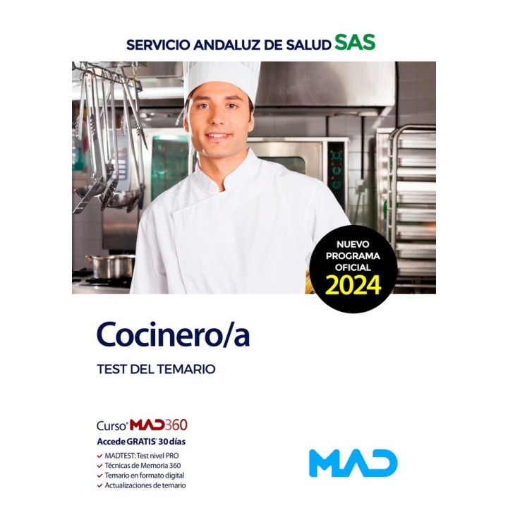 COCINERO/A TEST Y CASOS PRACTICOS SERVICIO ANDALUZ SALUD SA