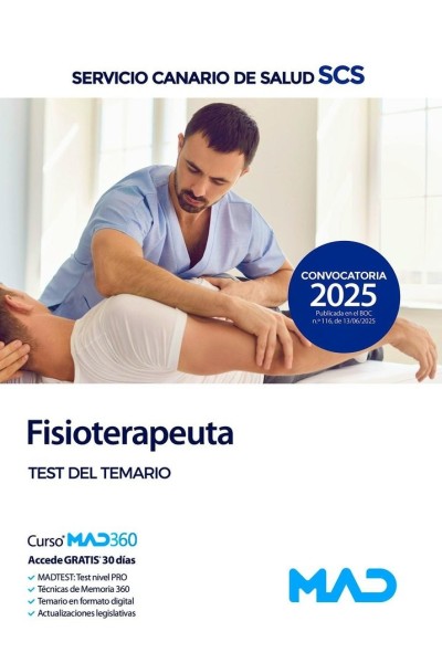 FISIOTERAPEUTA TEST TEMARIO SERVICIO CANARIO SALUD