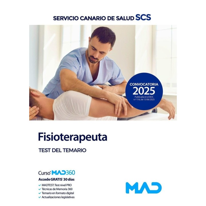 FISIOTERAPEUTA TEST TEMARIO SERVICIO CANARIO SALUD