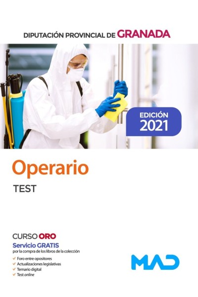 OPERARIO DIPUTACION GRANADA TEST 2021