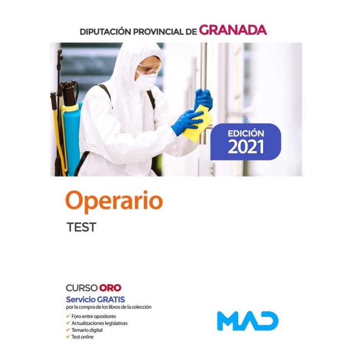 OPERARIO DIPUTACION GRANADA TEST 2021