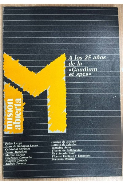 A los 25 años de la Gaudium et spes. Misión Abierta. Revista núm.1 (1990).