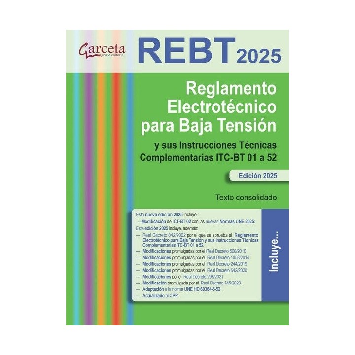 REGLAMENTO ELECTROTECNICO PARA BAJA TENSION REBT 2025