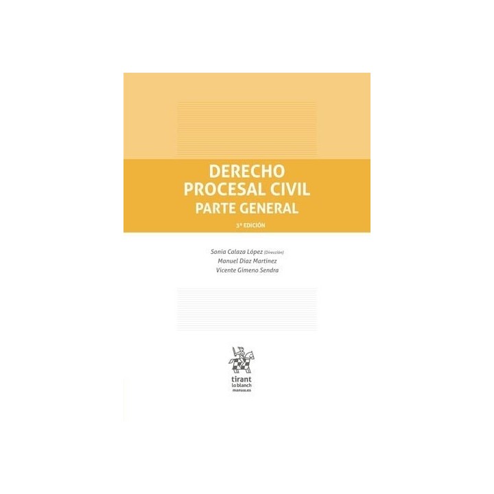 DERECHO PROCESAL CIVIL PARTE GENERAL 3ª EDICION