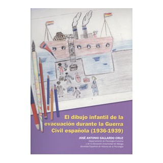 DIBUJO INFANTIL DE LA EVACUACION DURANTE LA GUERRA CIVIL ESP