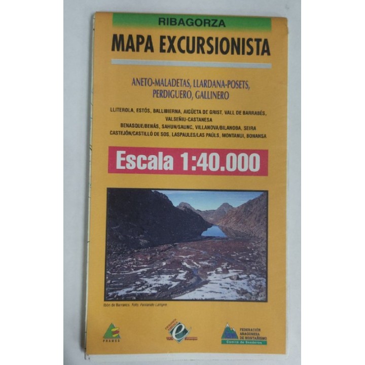 Ribagorza. Mapa Excursionista Escala 1:40.000