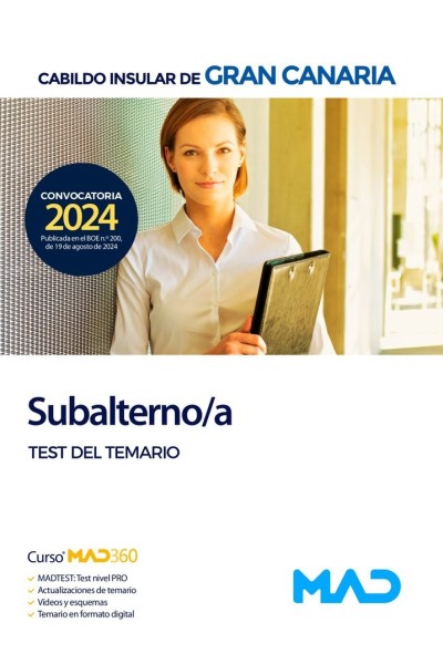 CURSO MAD360 SUBALTERNO/A + CABILDO INSULAR