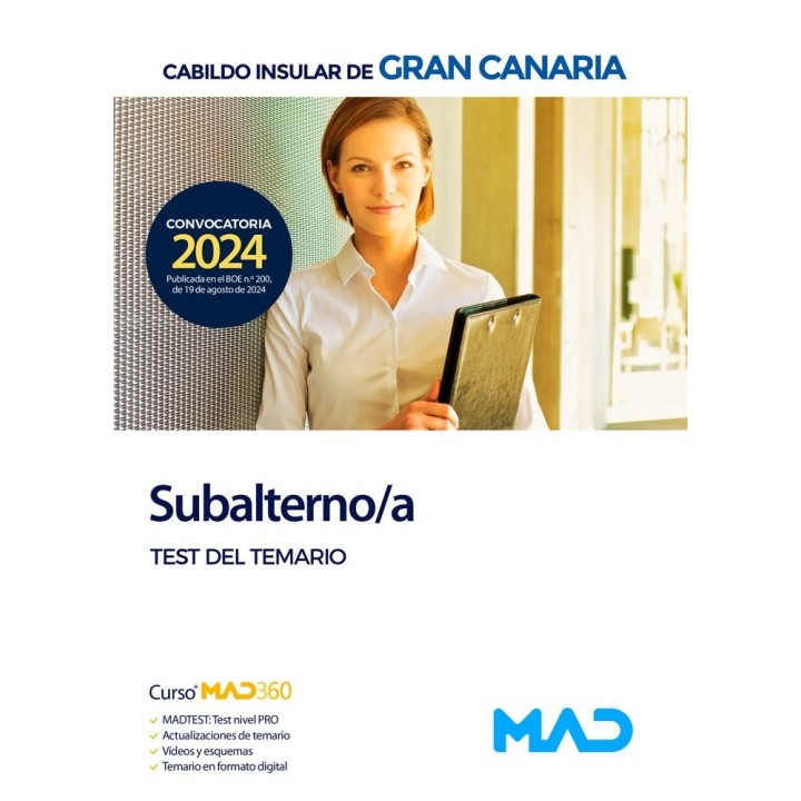 CURSO MAD360 SUBALTERNO/A + CABILDO INSULAR