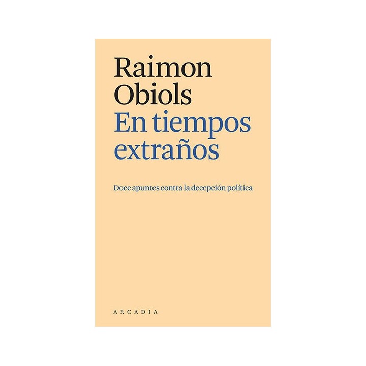 EN TIEMPOS EXTRAÑOS