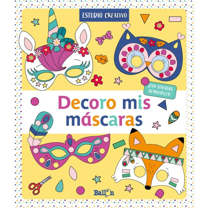 DECORO MIS MASCARAS - AMARILLO