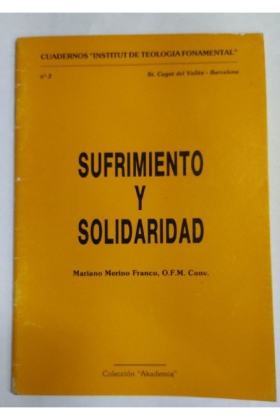 Sufrimiento y Solidaridad