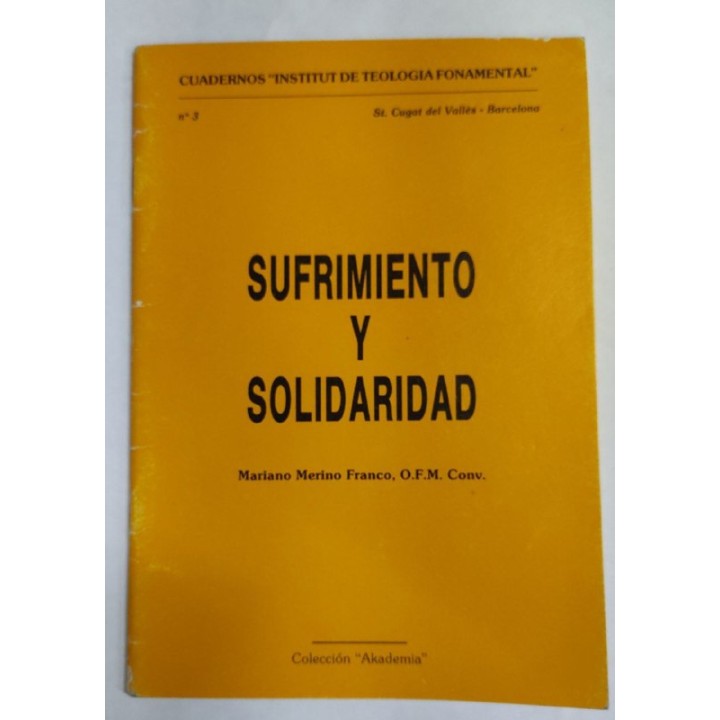 Sufrimiento y Solidaridad