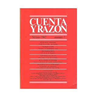 Cuenta y razón, número 7. Verano 1982