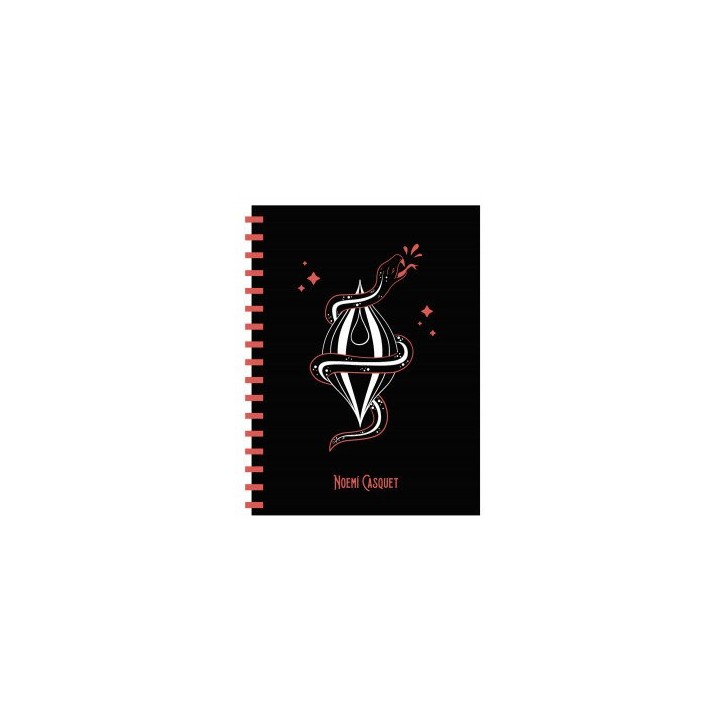 LIBRETA A5 TAPA DURA NOEMI CASQUET SERPIENTE