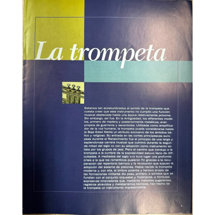 INSTRUMENTOS MUSICALES: Monográfico dedicado a LA TROMPETA