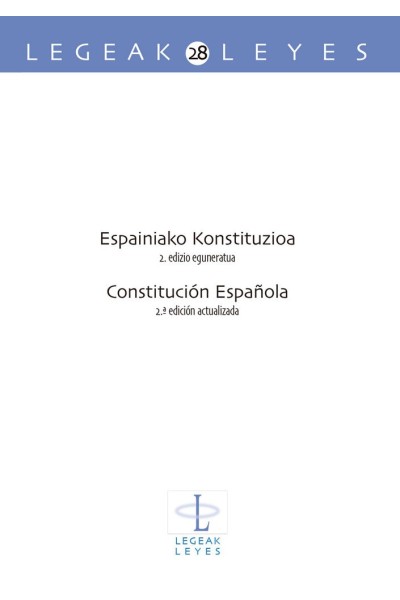 ESPAINIAKO KONSTITUZIOA 2 EDIZIO EGUNERATUA CONSTITUCION 2ª