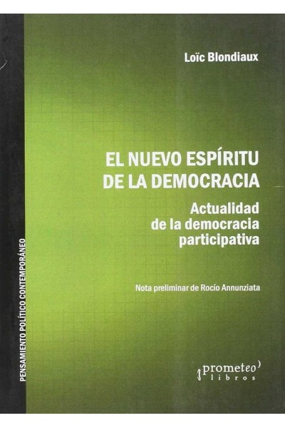 NUEVO ESPIRITU DE LA DEMOCRACIA,EL