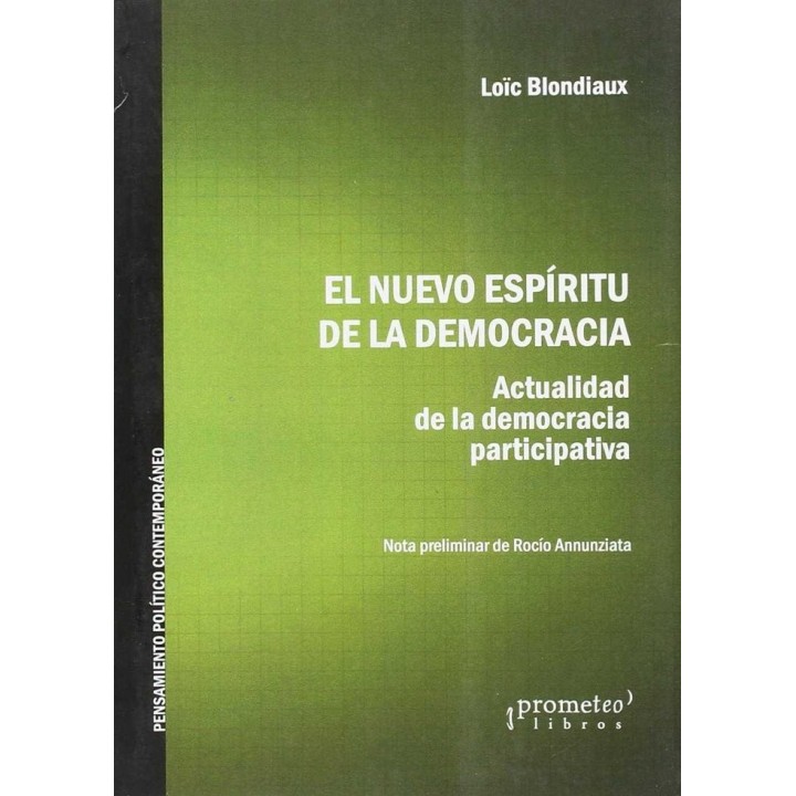 NUEVO ESPIRITU DE LA DEMOCRACIA,EL