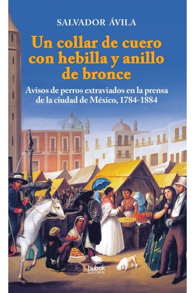 UN COLLAR DE CUERO CON HEBILLA Y ANILLO DE BRONCE