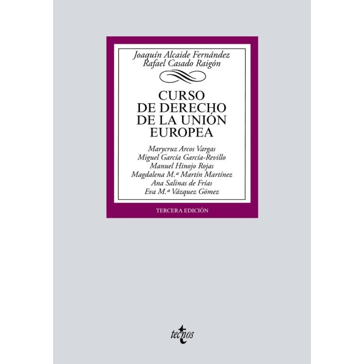 CURSO DE DERECHO DE LA UNION EUROPEA 3ªED TECNOS