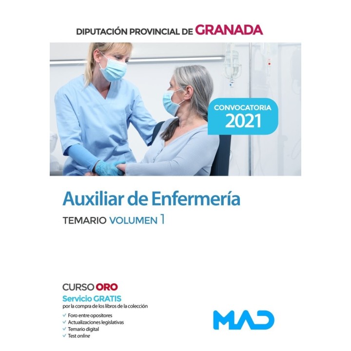 AUXILIAR DE ENFERMERIA DIPUTACION GRANADA VOLUMEN 1